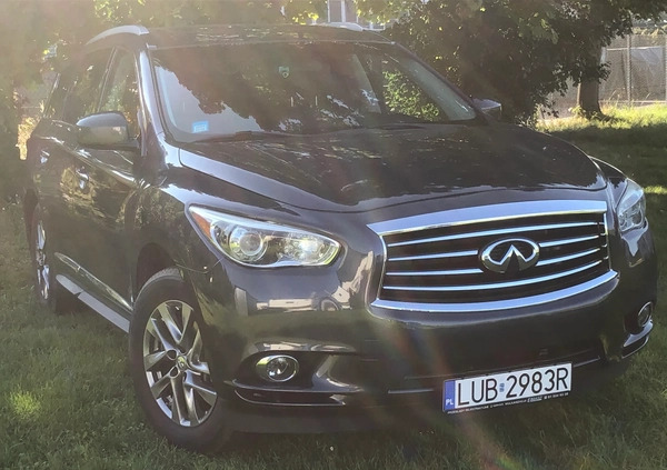 samochody osobowe Infiniti QX60 cena 69000 przebieg: 148000, rok produkcji 2013 z Lublin